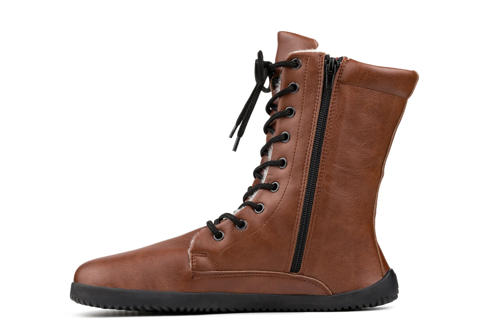 Сапоги Ahinsa Jaya Winter Zip Barefoot — коричневый, фото 4