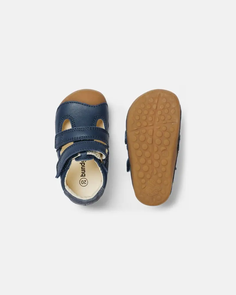 Детские босоногие сандалии Bundgaard Petit Summer Navy, фото 2