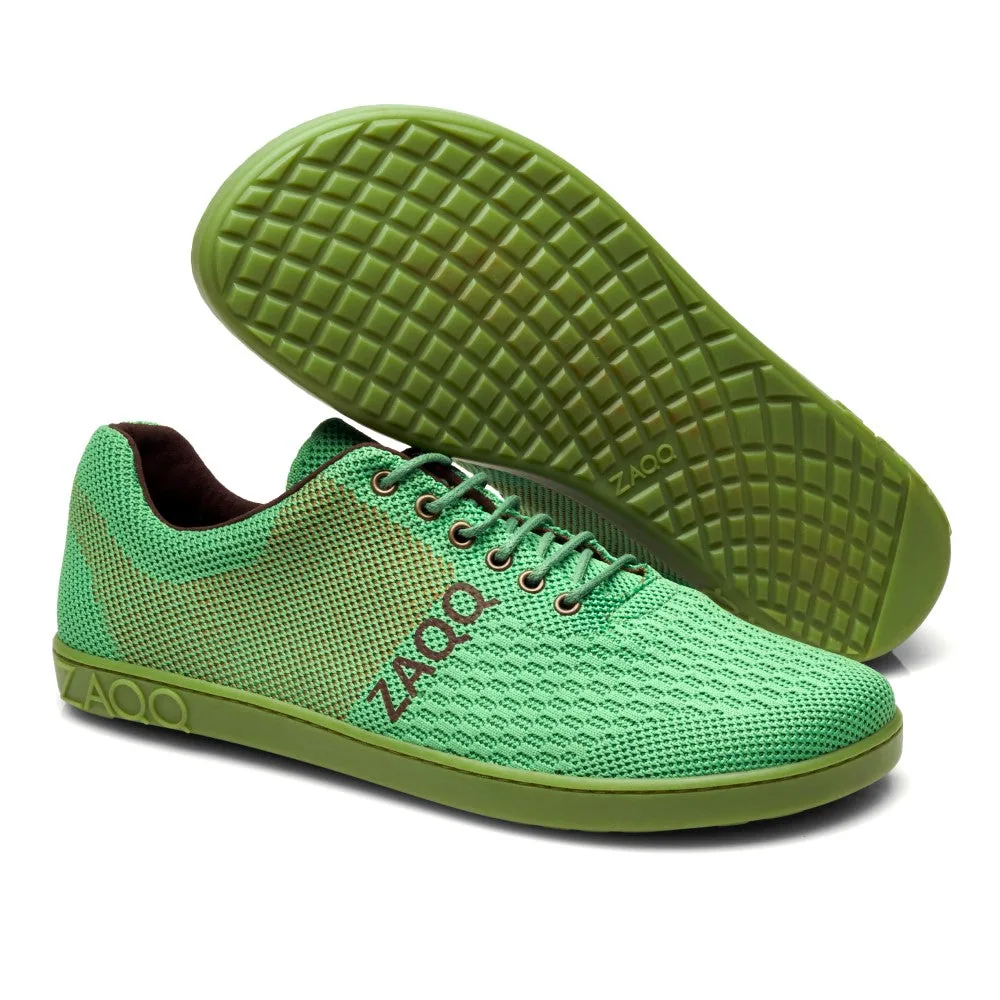 Мужские кроссовки ZAQQ QNIT Lime (лаймовый цвет), фото 2