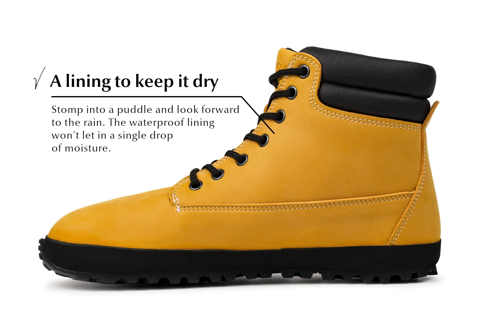 Туфли Ahinsa Shuma Nature Barefoot — горчичный, фото 5